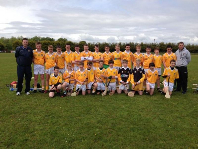 The Antrim U14 Panel who travelled to Mullingar